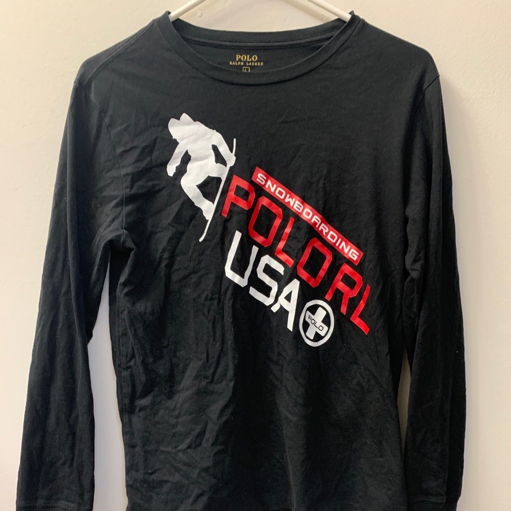 Womens long sleeve t shirt polo by Ralph lauren